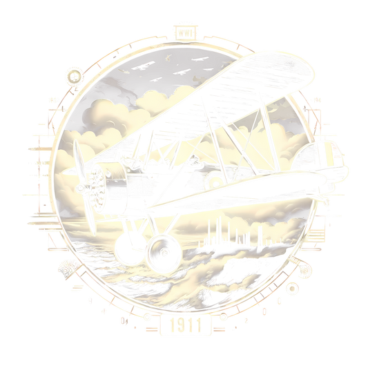 1911 Biplane DTF Transfer