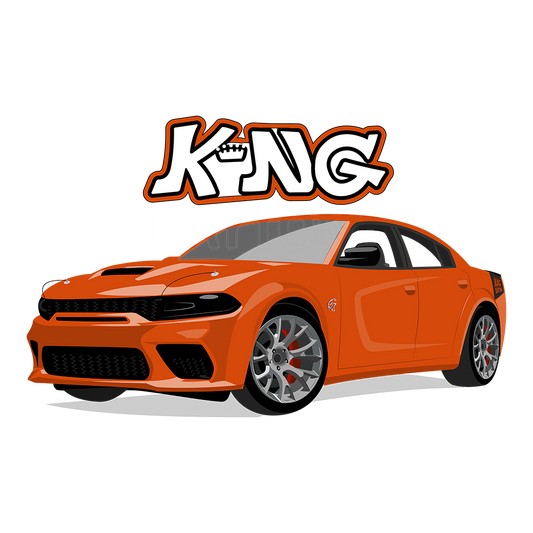 23 Dodge Charger King Daytona DTF Tee