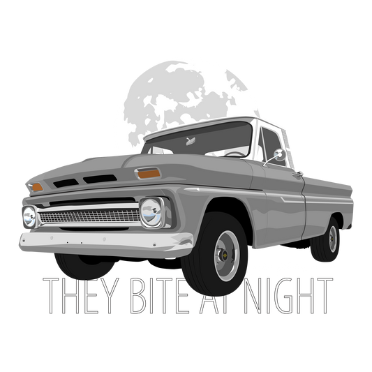 65 Gray Chevy C10 DTF Transfer