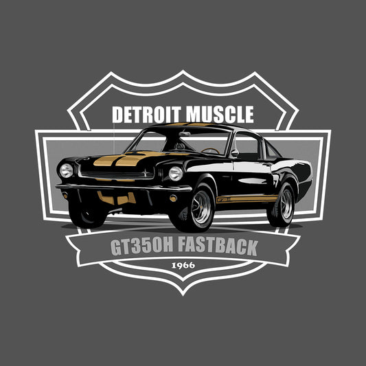 66 Ford Shelby GT350H Mustang Army Bella+Canvas T-Shirt