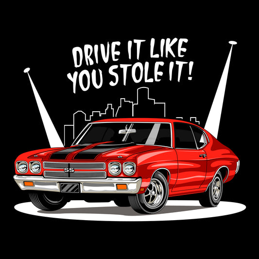 Stolen 70 Chevy Chevelle SS Black Bella+Canvas T-Shirt