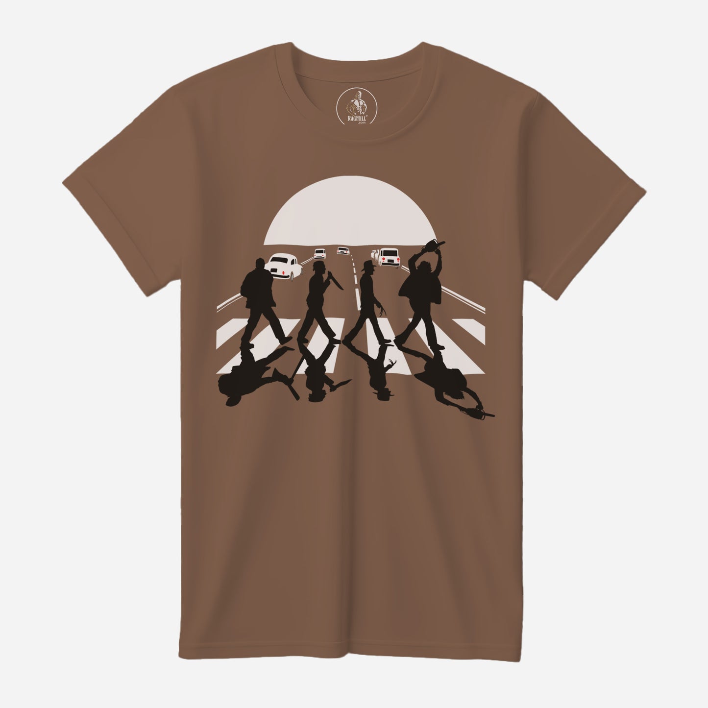 Abbey Road Killer Vintage Brown Bella+Canvas T-Shirt