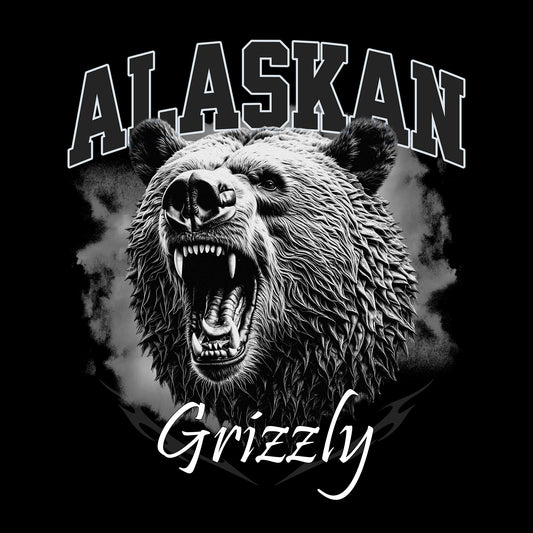 Alaskan Grizzly Charcoal Next Level T-Shirt