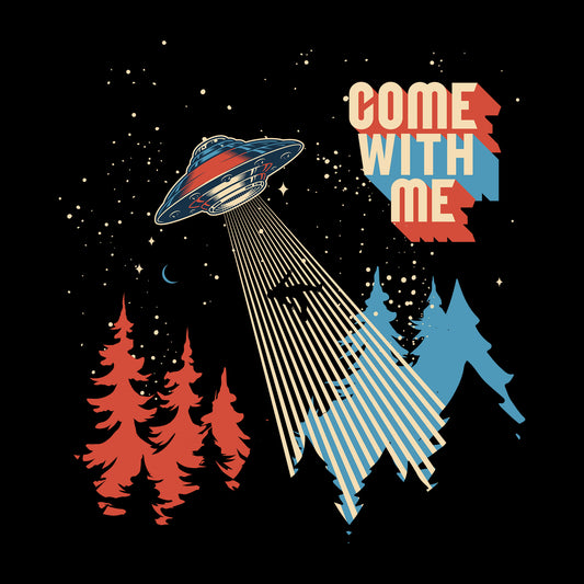 Aliens Black Bella+Canvas T-Shirt