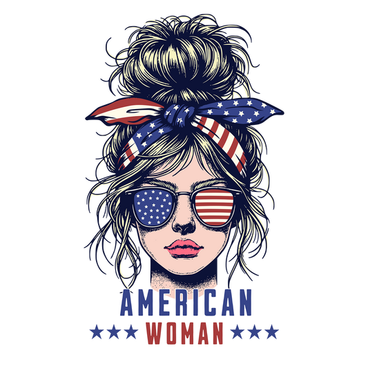 American Woman DTF Transfer