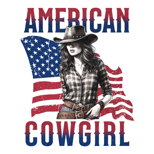 American Cowgirl DTF Transfer
