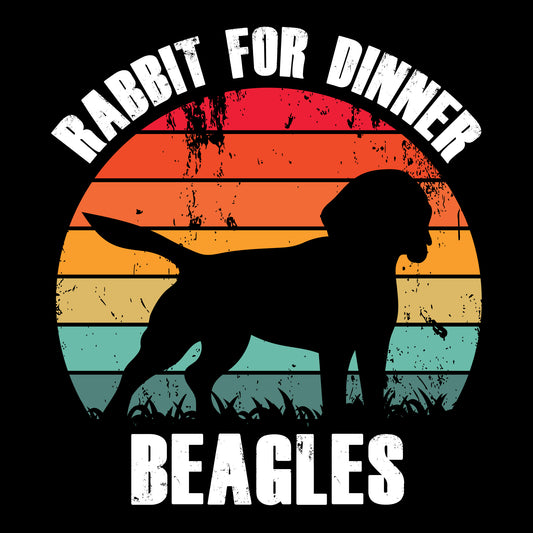 Beagles Black Next Level T-Shirt