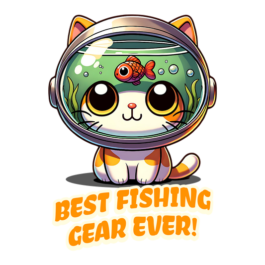 Best Fishing Gear Ever DTF Transfer