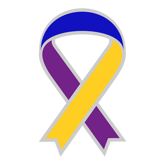 Bladder Cancer Ribbon DTF Transfer