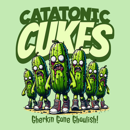 Catatonic Cukes Mint Bella+Canvas T-Shirt