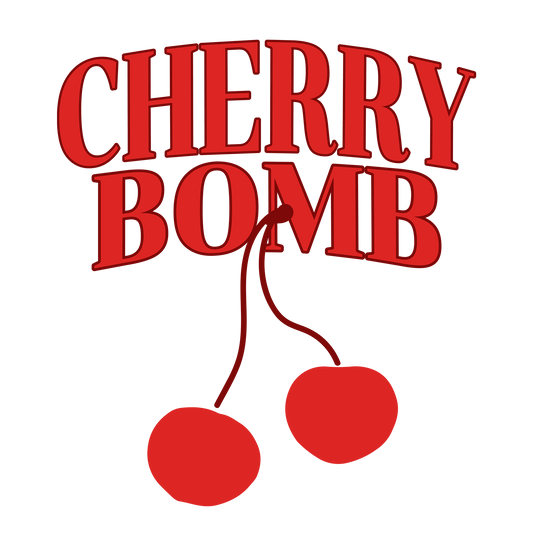 Cherry Bomb DTF Transfer