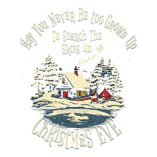 Christmas Eve DTF Transfer