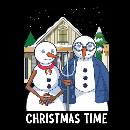 Christmas Time Aquatic Blue Port & Company T-Shirt