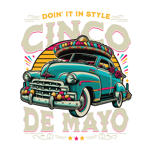 Cinco De May DTF Transfer