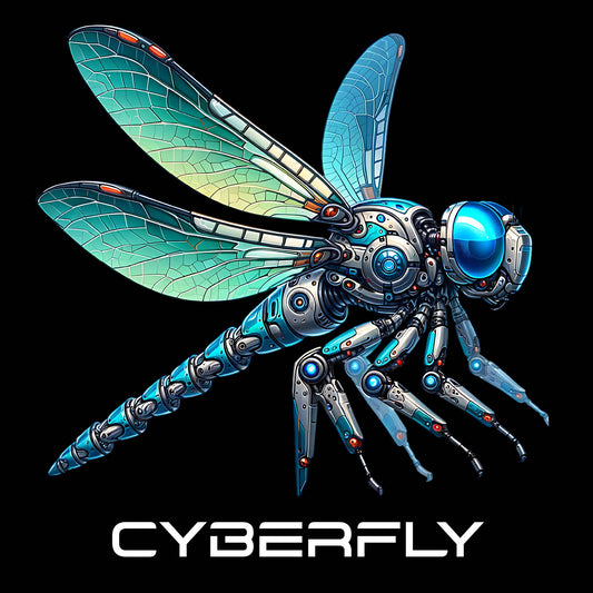 Cyber Fly Aqua Bella+Canvas T-Shirt