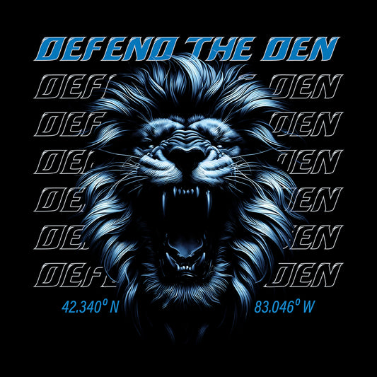 Defend the Den Black Bella+Canvas T-Shirt