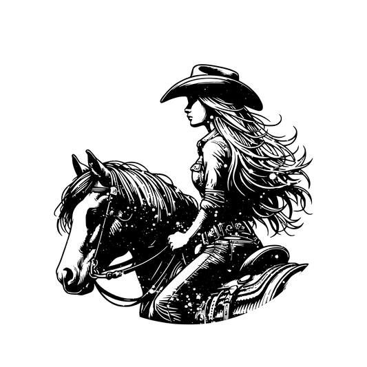 Dirty Hair DTF Transfer