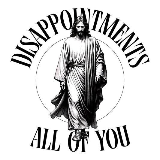 Disappointed Jesus Asphalt Bella+Canvas T-Shirt