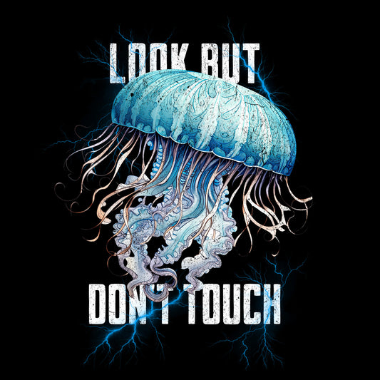 Look But Don't Touch Deep Teal Bella+Canvas T-Shirt