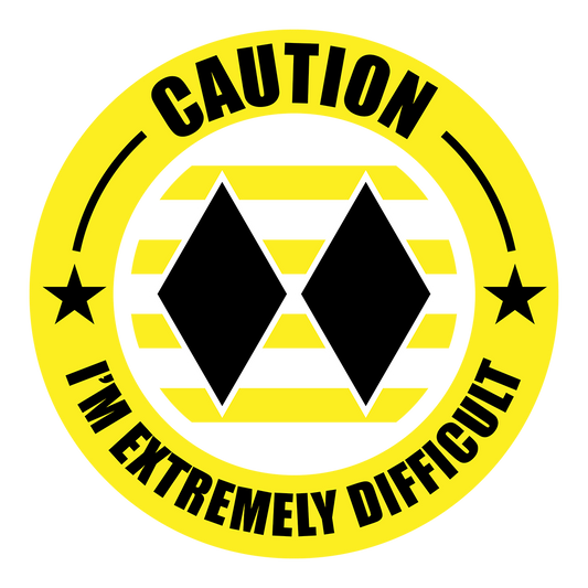 Double Black Diamonds DTF Transfer