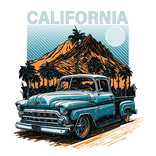 Drive California DTF Transfer