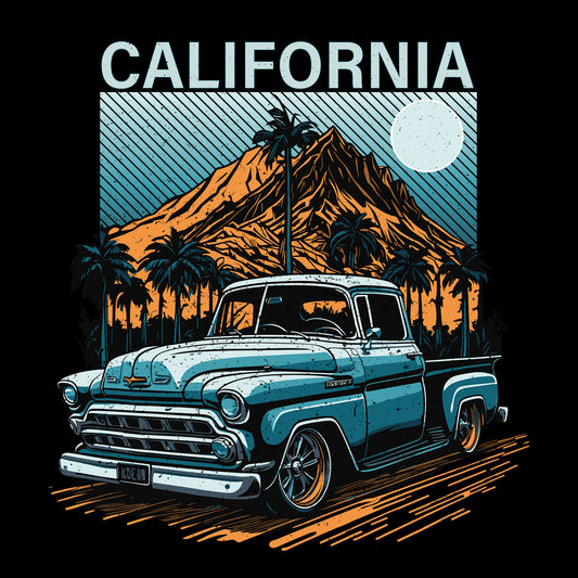 Drive California Black Port & Company T-Shirt