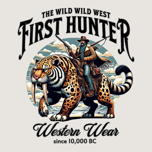 First Hunter Creme Port & Company T-Shirt