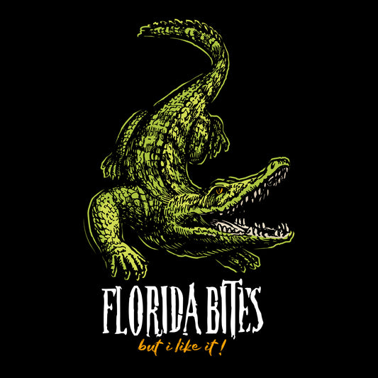 Florida Bites Black Port & Company T-Shirt