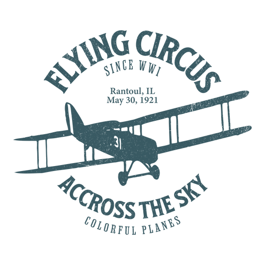 Flying Circus DTF Design