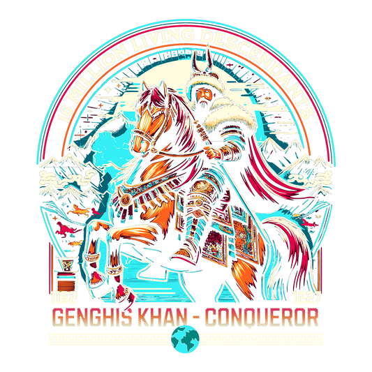 Genghis Khan DTF Transfer