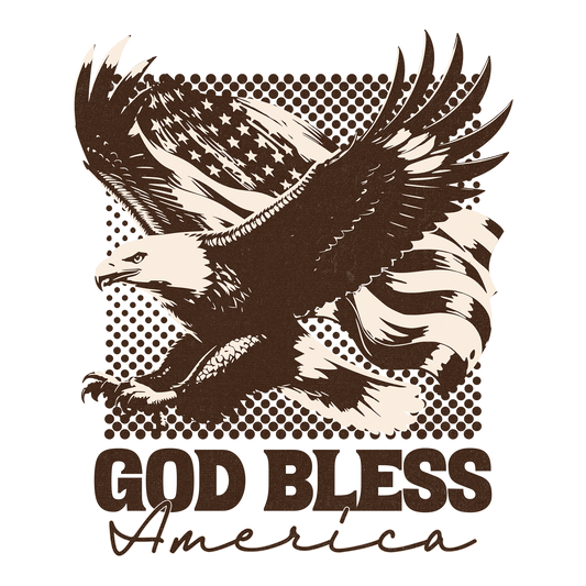 God Bless America DTF Transfer