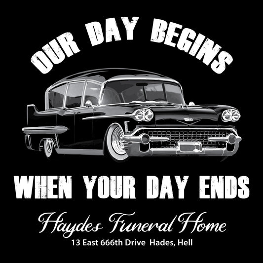 Hades Funeral Home Black Next Level T-Shirt