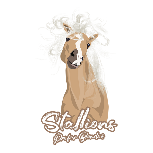 Hair Tossing Horse DTF Transfer