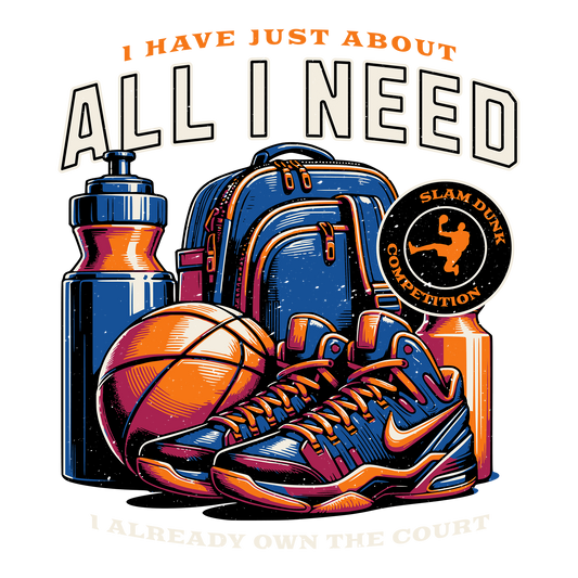 I Own the Court DTF Transfer