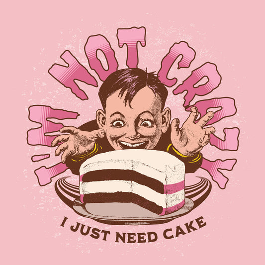 I'm Not Crazy White Next Level T-Shirt