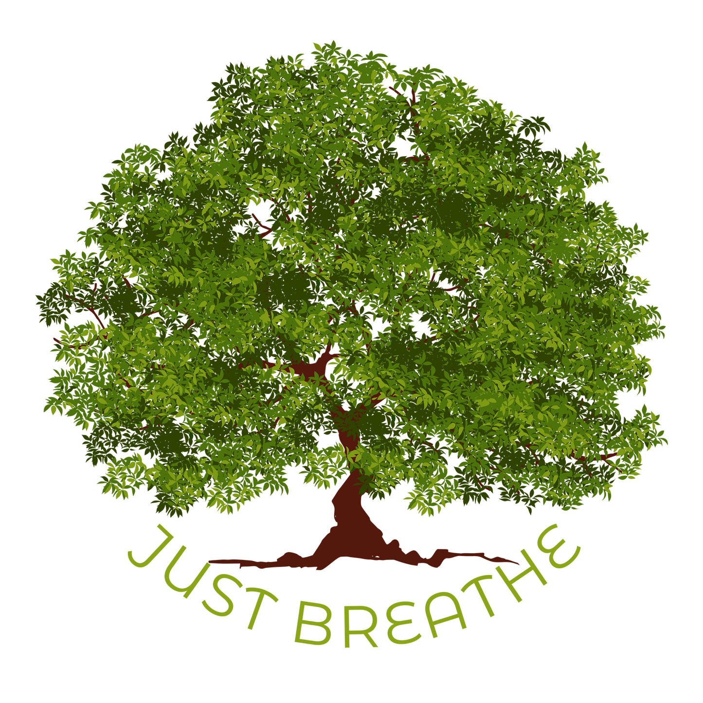 Just Breathe DTF Design
