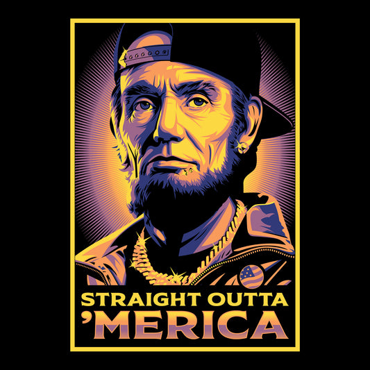 Merica Black Port & Company T-Shirt