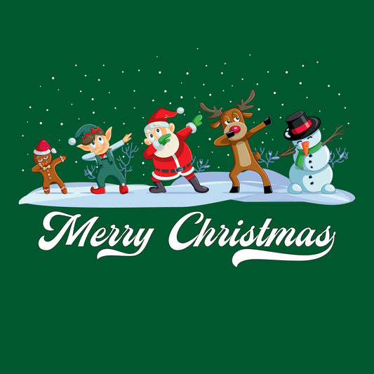 Merry Christmas Canvas Red Bella+Canvas T-Shirt