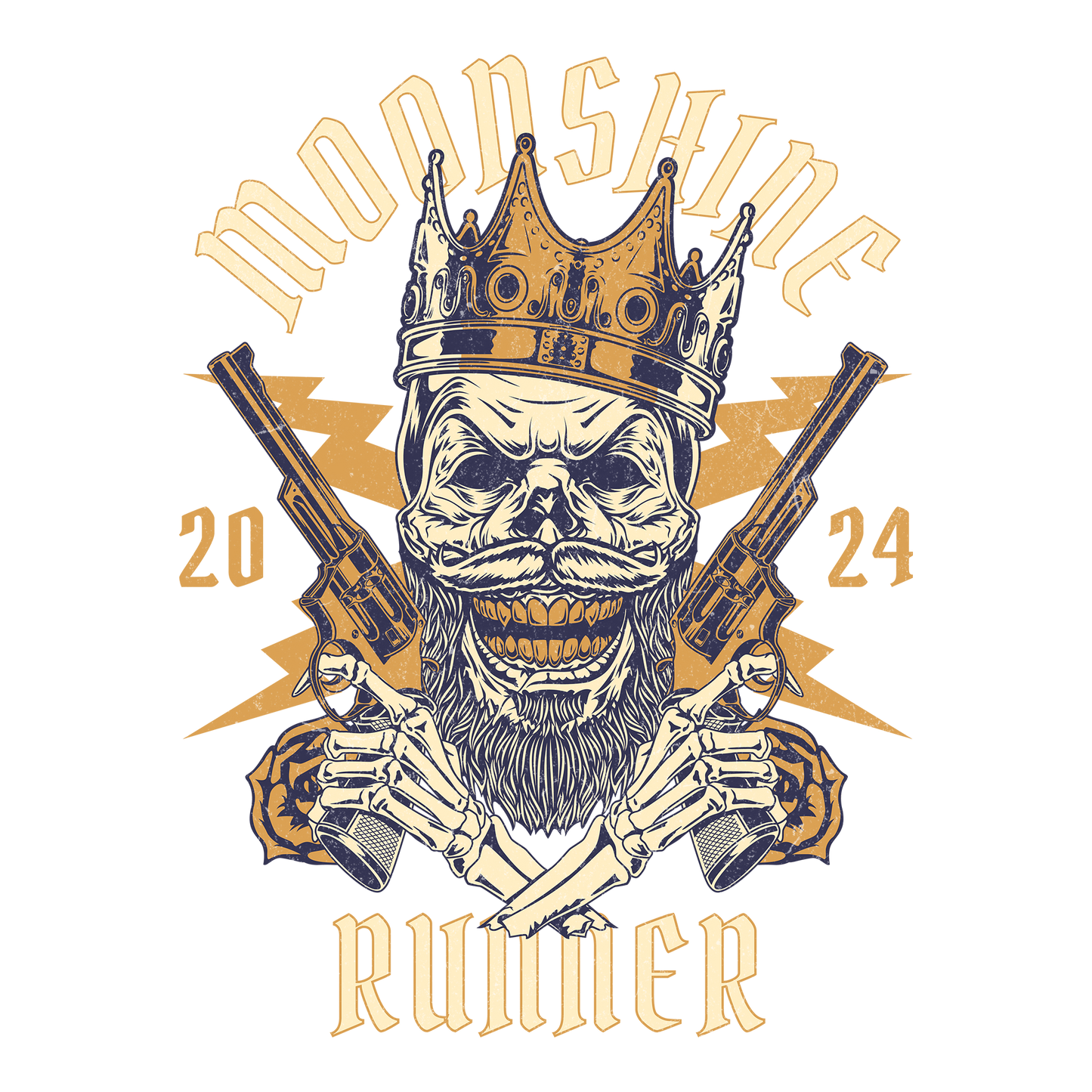 Moonshine Runner DTF Design