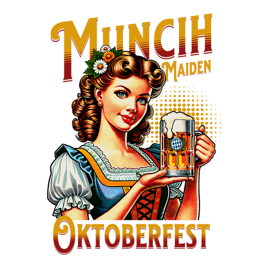 Munich Maiden Oktoberfest DTF Transfer