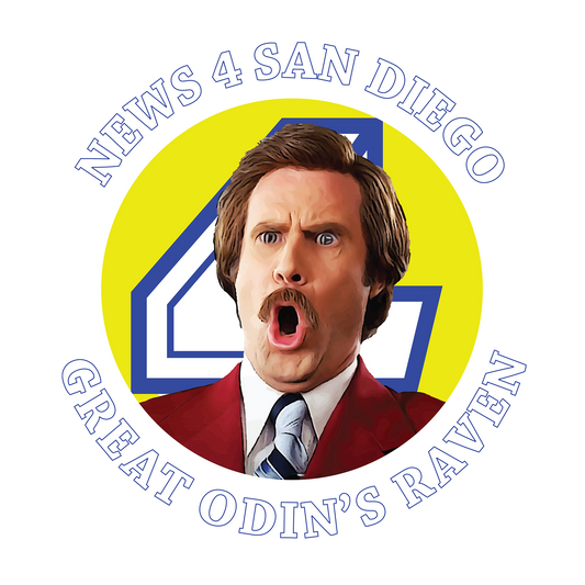 News 4 Anchorman DTF Transfer