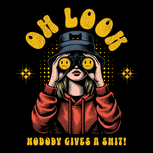 Nobody Cares Royal Next Level T-Shirt