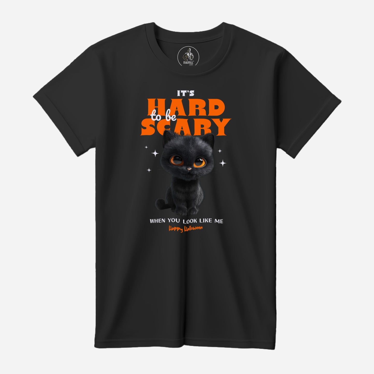 Not Too Scary Dark Grey Bella+Canvas T-Shirt