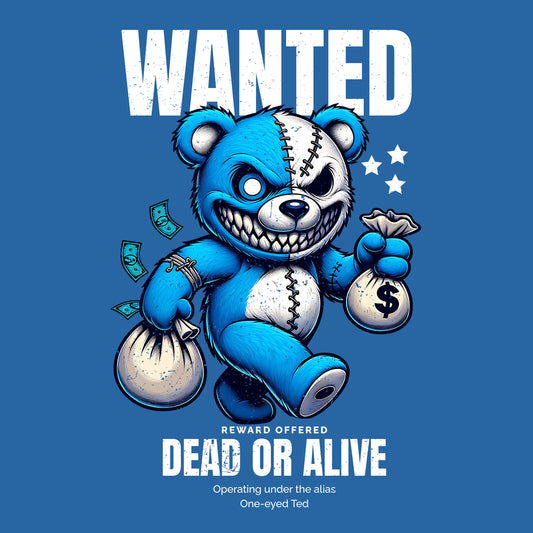 One-eyed Ted Black Bella+Canvas T-Shirt