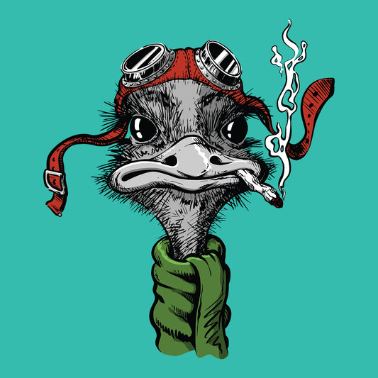 Ostrich Black Port & Company T-Shirt