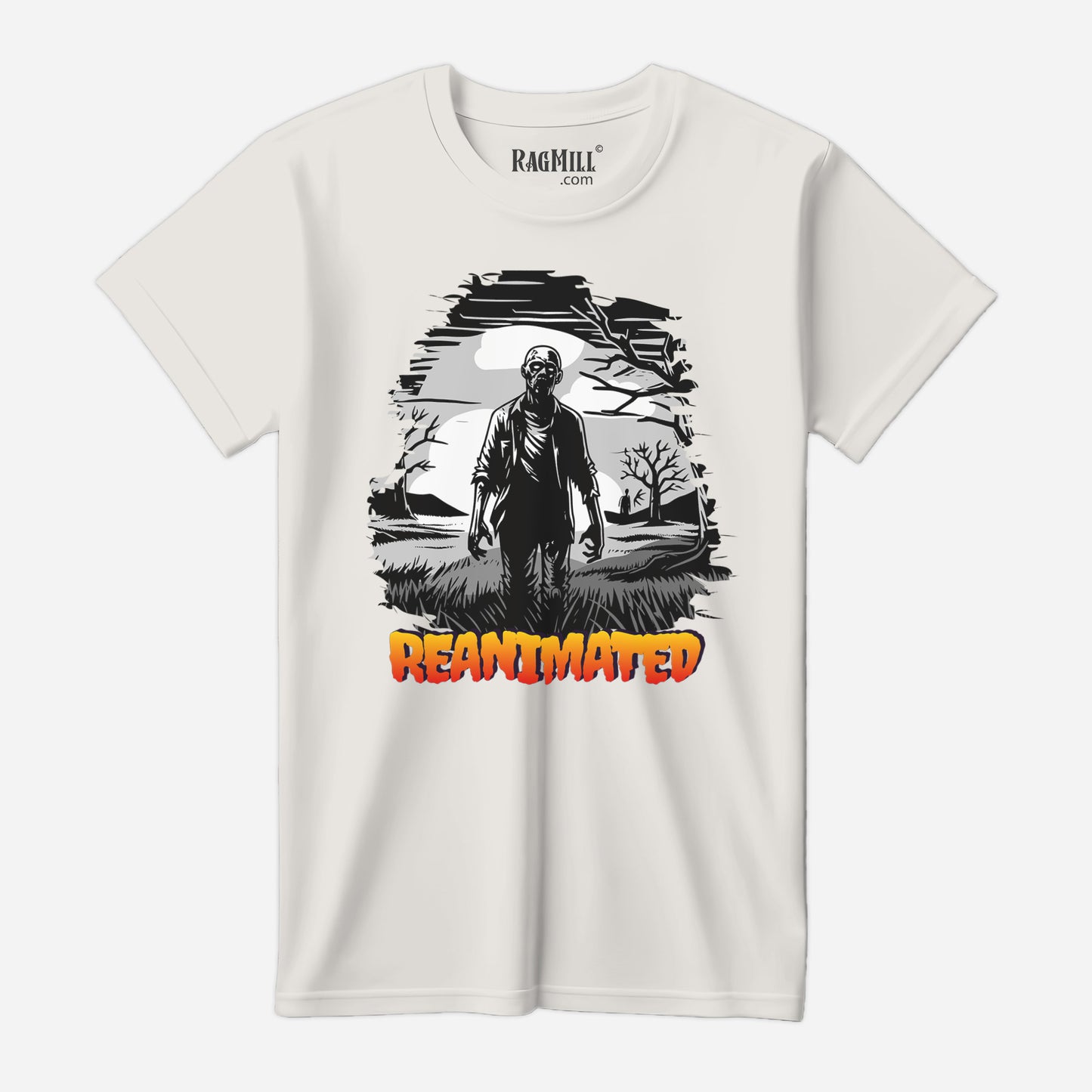 Reanimated Vintage White Bella+Canvas T-Shirt