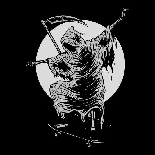 Reaper Skater Black Port & Company T-Shirt
