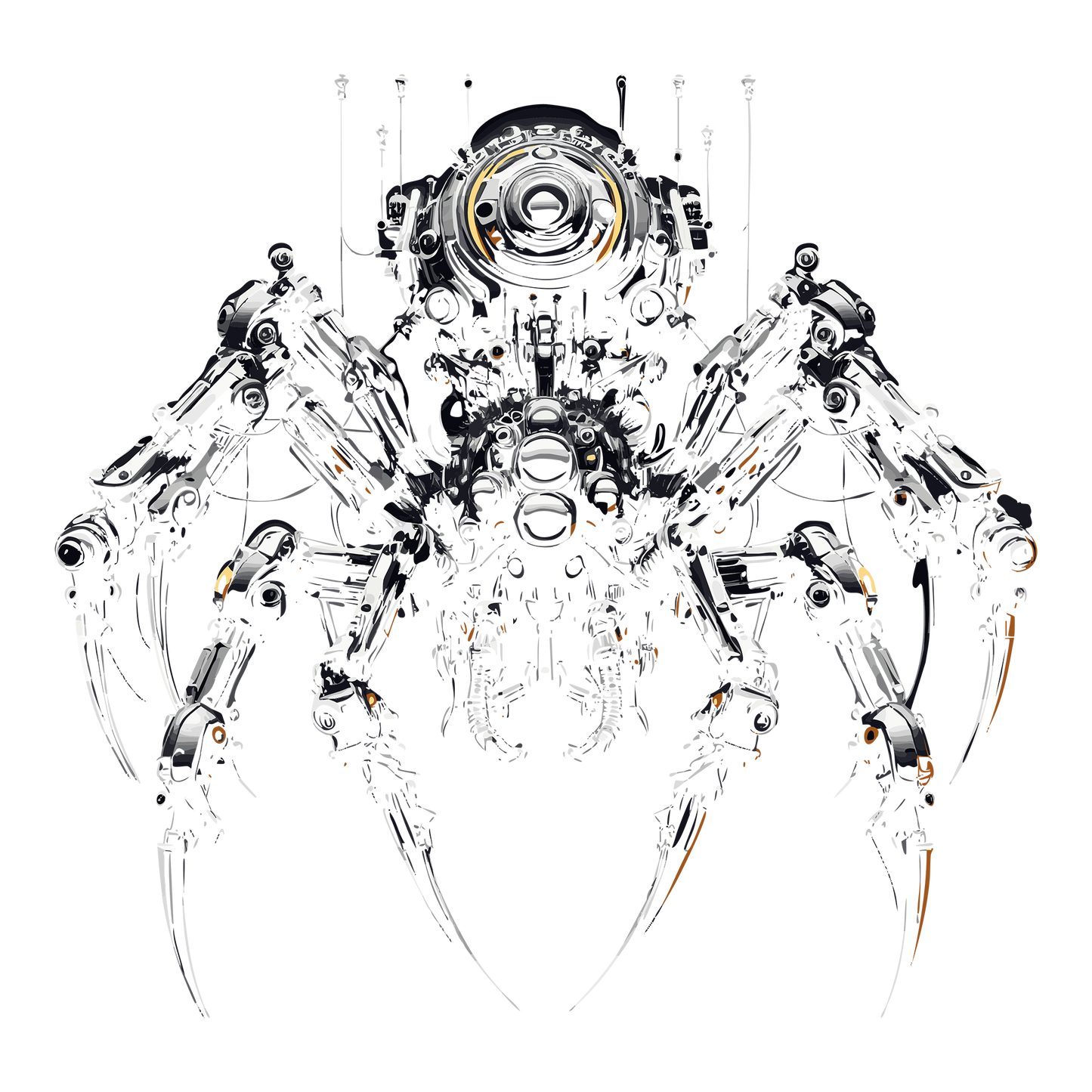 Robo-Spider DTF Design