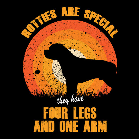 Rotties Black Port & Company T-Shirt