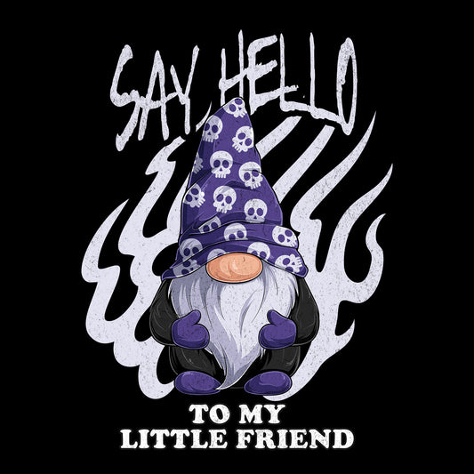 Say Hello to My Little Friend Team Purple Bella+Canvas T-Shirt